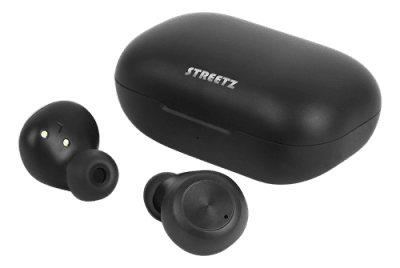 Trådlösa in-ear hörlurar med laddningetui, BT 5, TWS - Svart