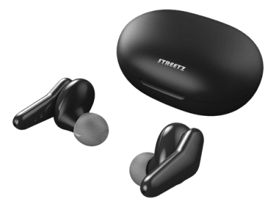 Trådlösa in-ear hörlurar med laddningsetui, TWS, BT 5 Svart