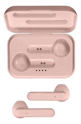 Streetz True Wireless Stereo hörlurar med laddningsetui - Matt Rosa