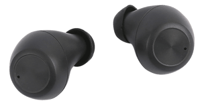 STREETZ Trådlösa in-ear hörlurar med laddningetui, BT 5, TWS, svart