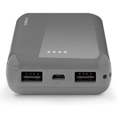 Universell Recharger S Powerbank 10000 mAh 10W 2A Grå