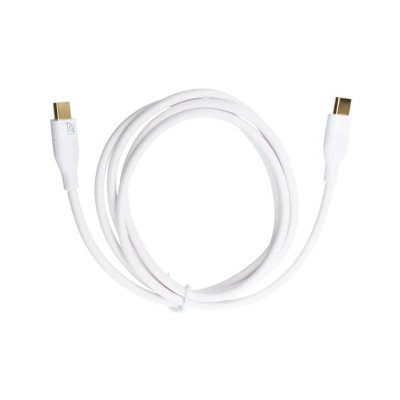 USB-C till USB-C Kabel 2 Meter 60W - RV - Vit