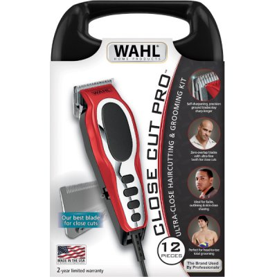Wahl Close Cut Pro Red Frisörklippare med steglös justering