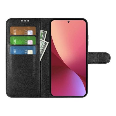 Xiaomi 12T Xiaomi 12T Pro Plånboksfodral med Stativ Svart