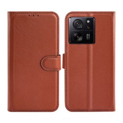 Xiaomi 13 Xiaomi 13T Pro Plånboksfodral med Stativ Brun