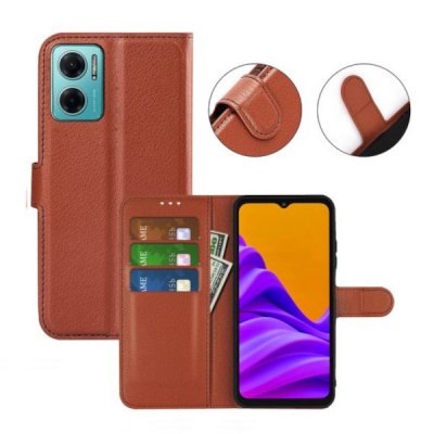 Xiaomi Redmi 10 5G Plånboksfodral Brun
