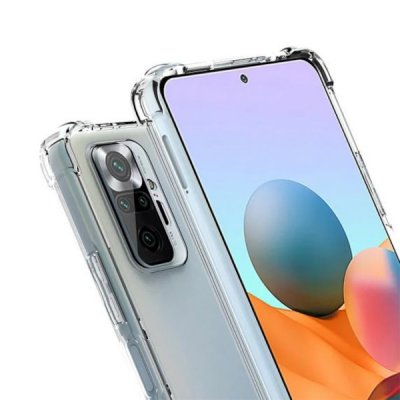 Xiaomi Redmi Note 11 Stöttåligt TPU Mobilskal Transparent