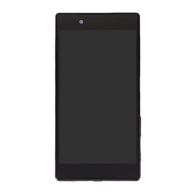 Sony Xperia Z5 LCD Display med ram - Svart