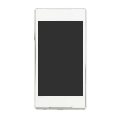 Sony Xperia Z5 LCD Display med ram - vit
